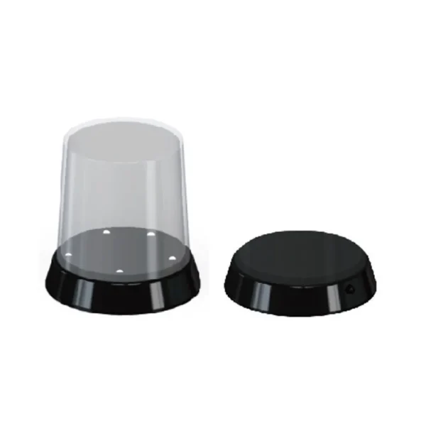 9369862 Master Tools - Flat Top Acrylic Display Case with LED Light (ø84 x 115mm) - 09862
