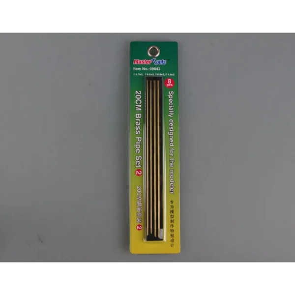 Master Tools - 20CM Brass Pipe / Messingrohr Set 2 - 09943