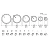 Master Tools - Plastic Circle Board C-set-0,3 mm - 09948