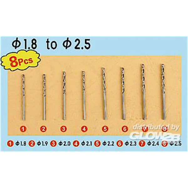Master Tools - Twist Drilling Auger Bit set 3 (1,8-2,5) - 09956
