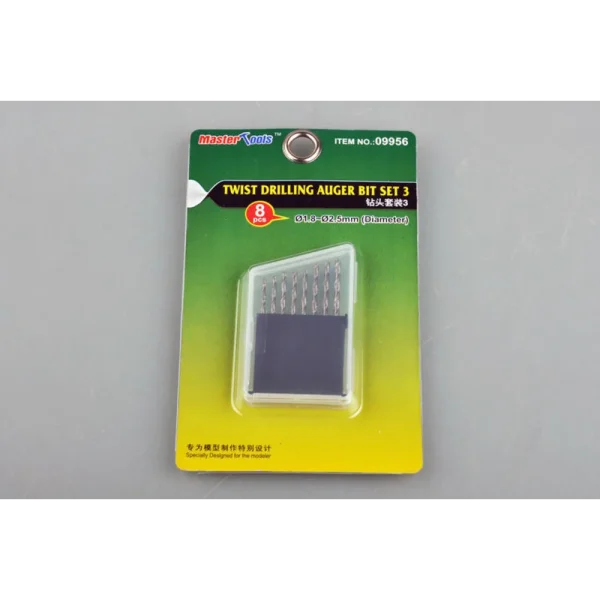 9369956 Master Tools - Twist Drilling Auger Bit set 3 (1,8-2,5) - 09956