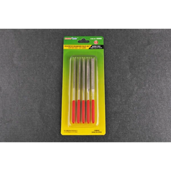 9369965-2 Master Tools - Assorted diamond files set(Grit size150# 3x140mm - 09965