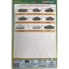 9369972-1 Master Tools - HIPS Zimmerit Plastic Sheet, Molded in gray - 09972