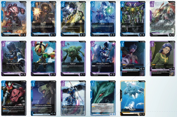 GCG-ST11-01 Gundam Card Game - ST11 Aquatic Assault EN - Starter Deck