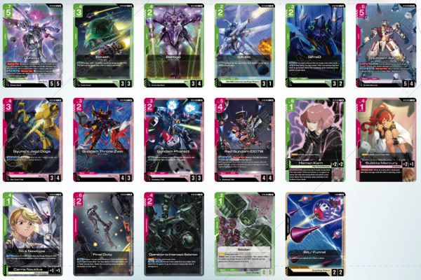 GCG-ST13-01 Gundam Card Game - ST13 Silent Barrage EN - Starter Deck